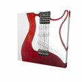 Begin Home Decor 16 x 16 in. Red Electric Guitar-Print on Canvas 2080-1616-MU31